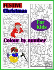 Festive Christmas Colour By Number For Kids