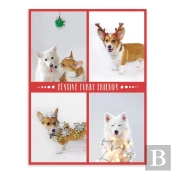 Festive Furry Friends Deluxe Notecard Collection