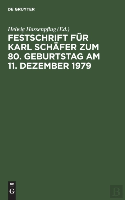 Bertrand.pt - Festschrift F R Karl Sch Fer Zum 80. Geb