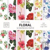 Fetching Floral Scrapbook Paper