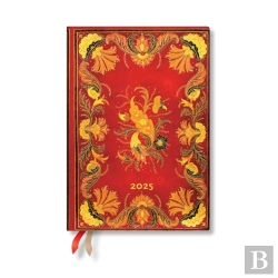 Bertrand.pt - Fiammetta Midi 12-Month Vertical Hardback Dayplanner 2025 (Elastic Band Closure)