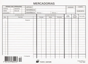 Ficha de Mercadorias (19,2 x 14 cm)