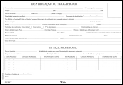 Ficha de Trabalhador A4