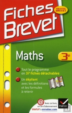 Bertrand.pt - Fiches Brevet Mathematiques 3e