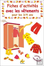 Fiches D'Activités Avec Les Vêtements 3-4 Ans