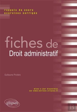 Bertrand.pt - Fiches De Droit Administratifs Rappels De Cours & Exercices Corriges