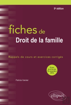 Bertrand.pt - Fiches De Droit De La Famille - 5e Édition