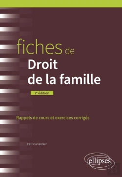 Bertrand.pt - Fiches De Droit De La Famille : A Jour Au 15 Avril 2024 (7e Édition)