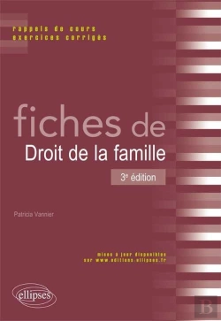 Bertrand.pt - Fiches De Droit De La Famille Rappel De Cours & Exercices Corriges 3eme Edition