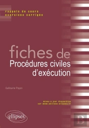 Fiches De Droit De Procédures Civiles D'Éxécution