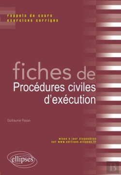 Bertrand.pt - Fiches De Droit De Procédures Civiles D'Éxécution
