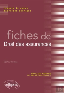 Bertrand.pt - Fiches De Droit Des Assurances