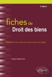 Fiches De Droit Des Biens (3e Édition)