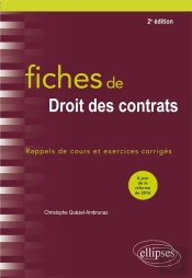 Fiches De Droit Des Contrats (2e Édition)
