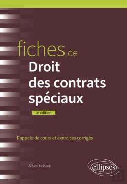 Bertrand.pt - Fiches De Droit Des Contrats Spéciaux : A Jour Au 1er Juin 2024 (3e Édition)