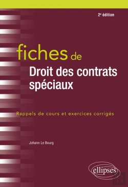 Bertrand.pt - Fiches De Droit Des Contrats Spéciaux ; Rappels De Cours Et Exercices Corrigés (2e Édition)