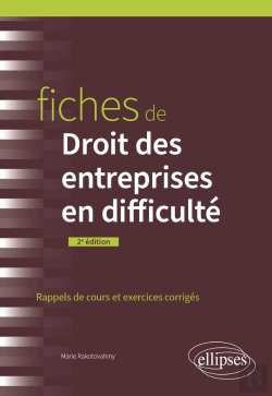 Bertrand.pt - Fiches De Droit Des Entreprises En Difficulté : A Jour Au 1er Mai 2024 (2e Édition)