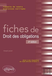 Fiches De Droit Des Obligations 4eme Edition