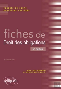 Bertrand.pt - Fiches De Droit Des Obligations 4eme Edition