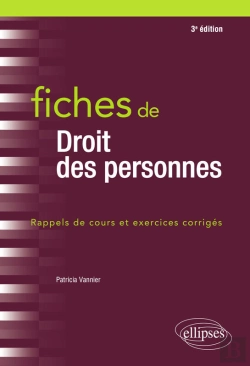 Bertrand.pt - Fiches De Droit Des Personnes - 3e Éd.