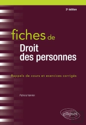 Fiches De Droit Des Personnes (3e Édition)