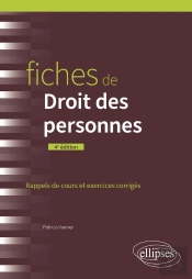 Fiches De Droit Des Personnes (4e Édition)
