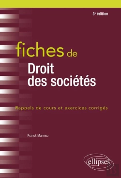 Bertrand.pt - Fiches De Droit Des Societes - 3e Edition
