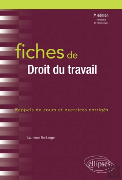 Bertrand.pt - Fiches De Droit Du Travail  - 7e Édition Revue Et Augmentée