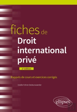 Bertrand.pt - Fiches De Droit International Privé