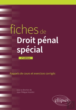 Bertrand.pt - Fiches De Droit Pénal Spécial