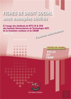 Bertrand.pt - Fiches De  Droit Social Avec Exemples Chiffres - Processus 4 Du Bts Cg