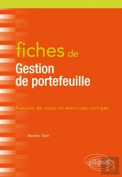Fiches De Gestion De Portefeuille ; Rappel De Cours Et Exercices Corrigés