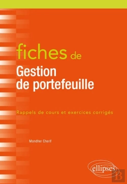 Bertrand.pt - Fiches De Gestion De Portefeuille ; Rappel De Cours Et Exercices Corrigés