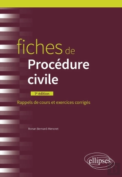 Bertrand.pt - Fiches De Procédure Civile (7e Édition)