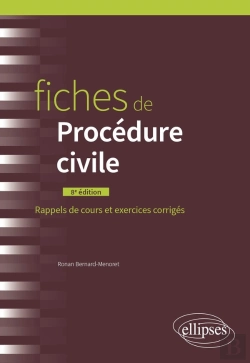 Bertrand.pt - Fiches De Procédure Civile : A Jour Au 31 Juillet 2024