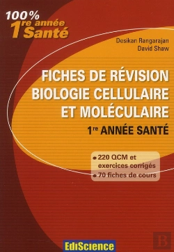 Bertrand.pt - Fiches De Révision En Biologie Cellulaire Et Moléculaire ; L1 Santé ; Rappel De Cours, Qcm Et Qroc Corrigés