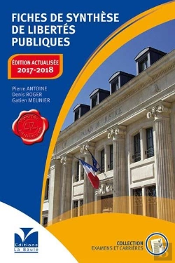 Bertrand.pt - Fiches De Synthese De Libertes Publiques - 2017/2018