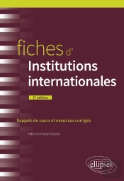 Fiches D'Institutions Internationales (5e Édition)