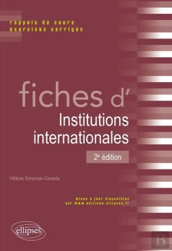 Bertrand.pt - Fiches D'Institutions Internationales Rappels De Cours & Exercices Corriges 2eme Edition