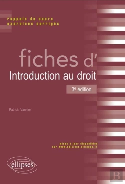 Bertrand.pt - Fiches D'Introduction Au Droit 3e Edition