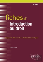 Fiches D'Introduction Au Droit - 4e Edition