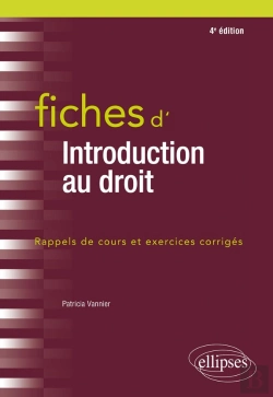 Bertrand.pt - Fiches D'Introduction Au Droit - 4e Edition