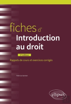 Bertrand.pt - Fiches D'Introduction Au Droit (5e Édition)