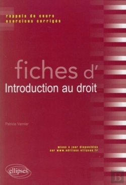 Bertrand.pt - Fiches D'Introduction Au Droit ; Rappel De Cours & Exercices Corrigés