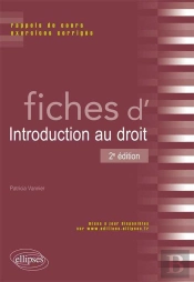 Fiches D'Introduction Au Droit Rappels De Cours & Exercices Corriges 2eme Edition
