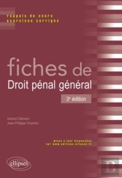 Fiches Droit Penal General Rappels De Cours Exercices Corriges 3eme Edition