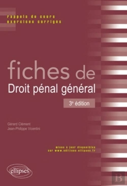 Bertrand.pt - Fiches Droit Penal General Rappels De Cours Exercices Corriges 3eme Edition