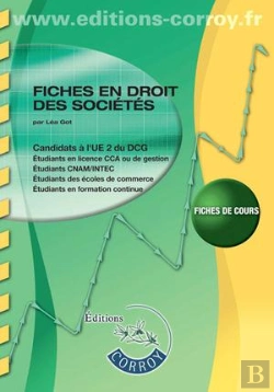 Bertrand.pt - Fiches En Droit Des Societes