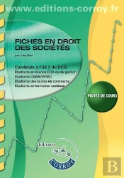 Fiches En Droit Des Societes