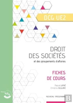 Bertrand.pt - Fiches En Droit Des Societes - Ue 2 Du Dcg